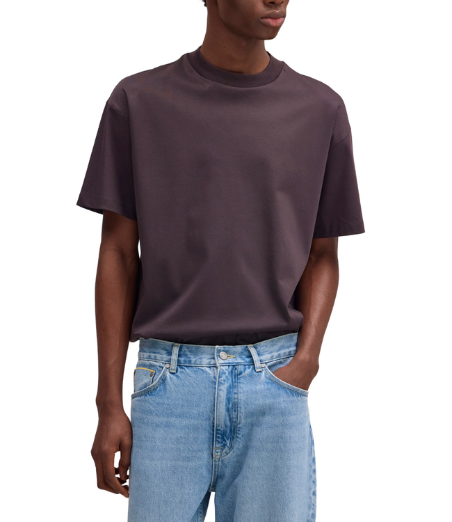 NN.07 Lionel tee SS 3525 Deep Truffle