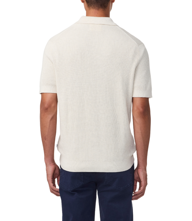 NN.07 Hansie polo SS Zip 6600 Ivory