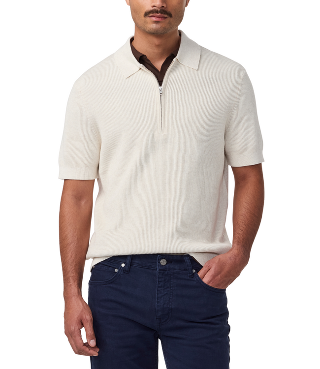 NN.07 Hansie polo SS Zip 6600 Ivory