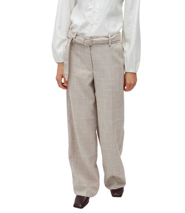 MbyM clementa-m laslo pant beige check