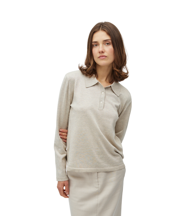 MbyM polini-m bravani knit oyster melange