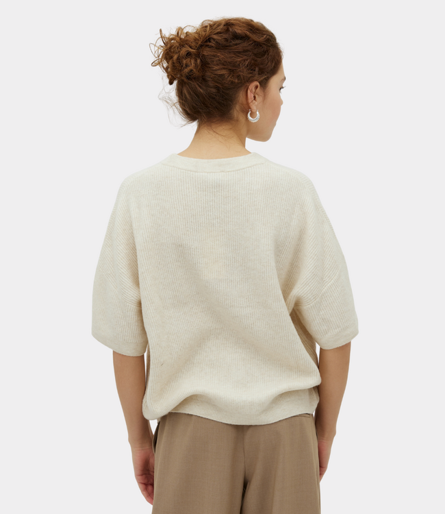 MbyM gillian ss-m hanae knit sugar melange