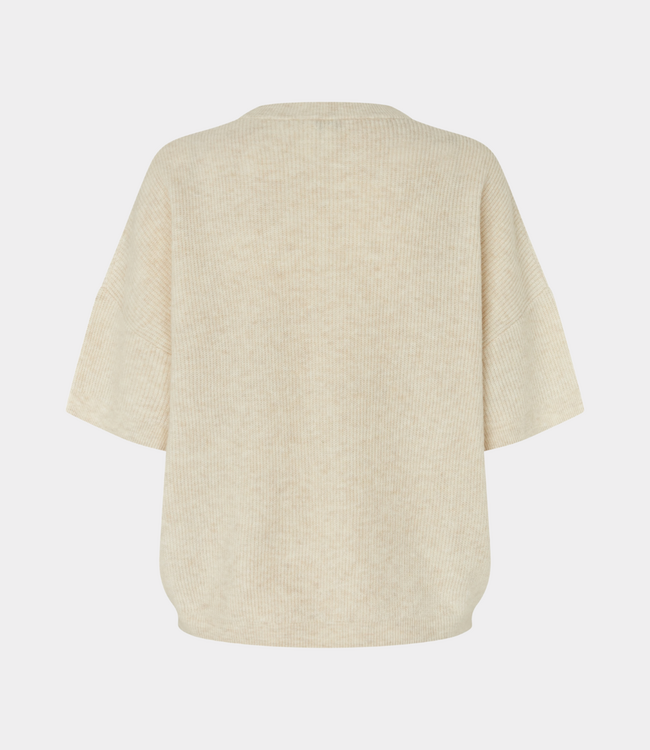 MbyM gillian ss-m hanae knit sugar melange