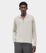 Samsoe Samsoe Knitted long sleeve polo in soft beige