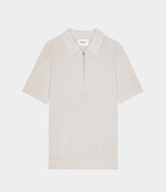 NN.07 Hansie polo SS Zip 6600 Ivory
