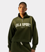 The Lola Club Army Green Half Zip Sweatshirt