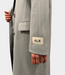 Alix the Label pinstripe coat light grey