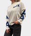 Alix the Label patch longsleeve t-shirt soft white