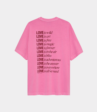 Catwalk Junkie Oversized graphic tshirt rosebloom