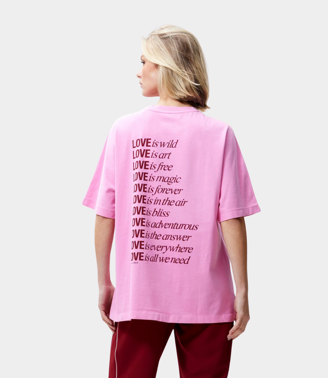 Catwalk Junkie Oversized graphic tshirt rosebloom
