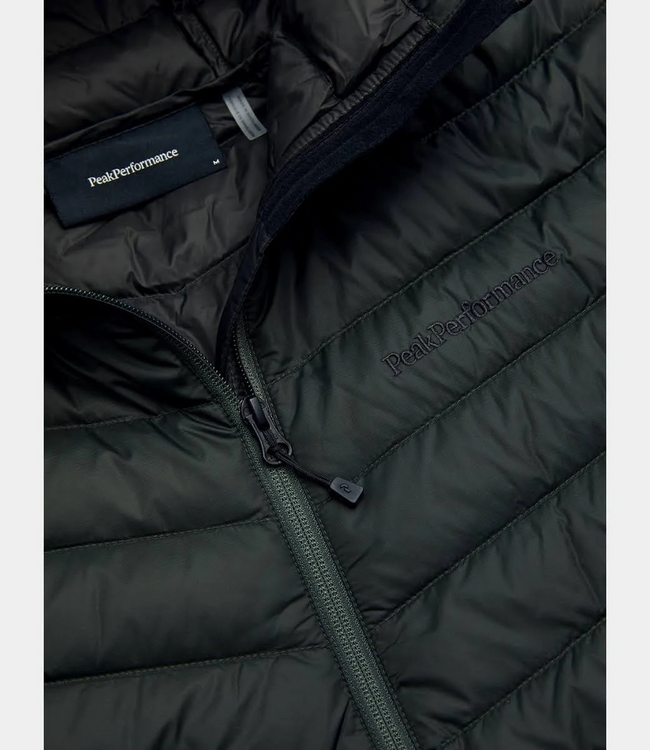 Peak Performance frost down hybrid hood men olive extreme
