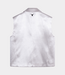 Alix the Label shiny waistcoat silver