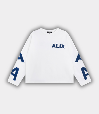 Alix the Label patch longsleeve t-shirt soft white