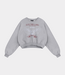 Alix the Label eagle sweater light grey mel