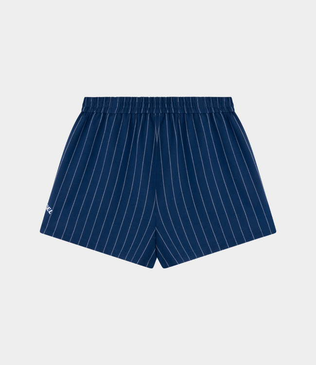 Alix the Label clean striped shorts night blue