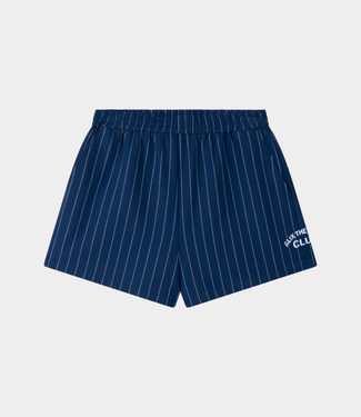 Alix the Label clean striped shorts night blue