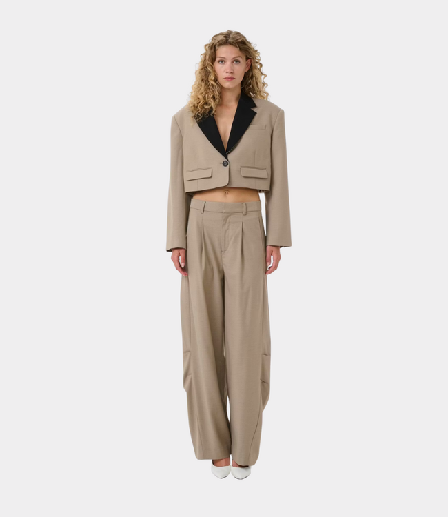 Gestuz GZnella MW pants Olive sand melange