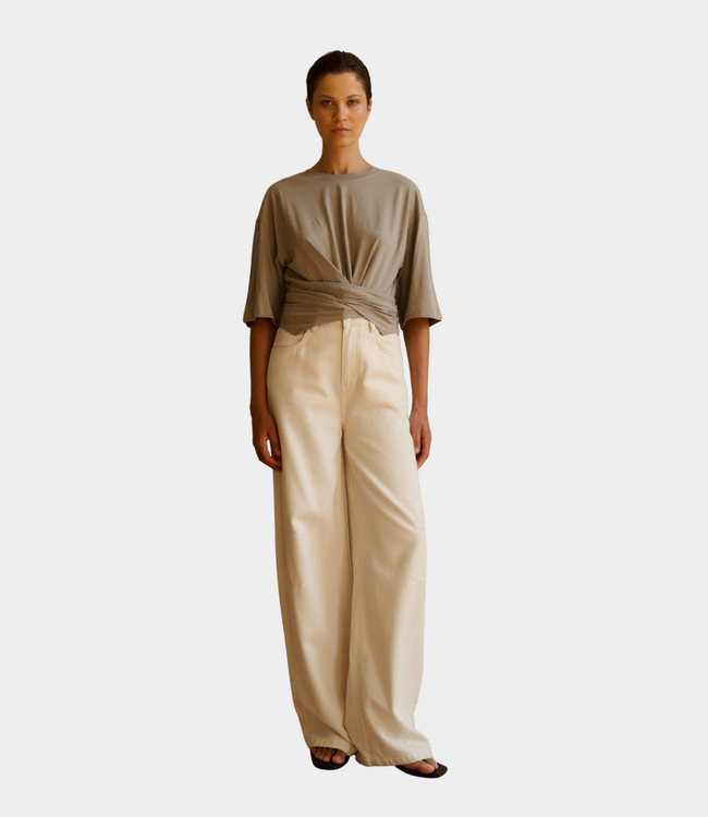 Club L'avenir riv'cl top earthy taupe