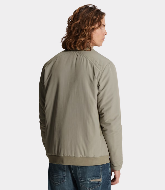 Cast Iron Bomber jacket barker dried sage