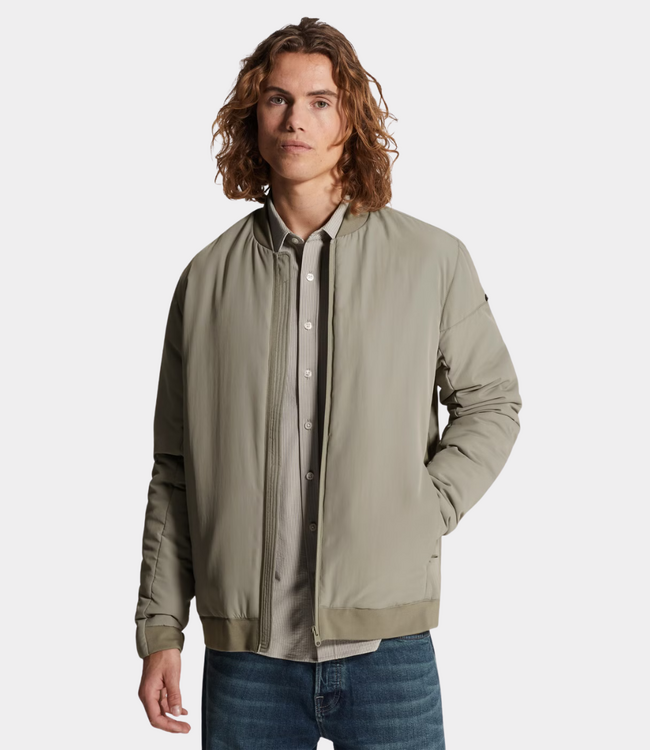 Cast Iron Bomber jacket barker dried sage