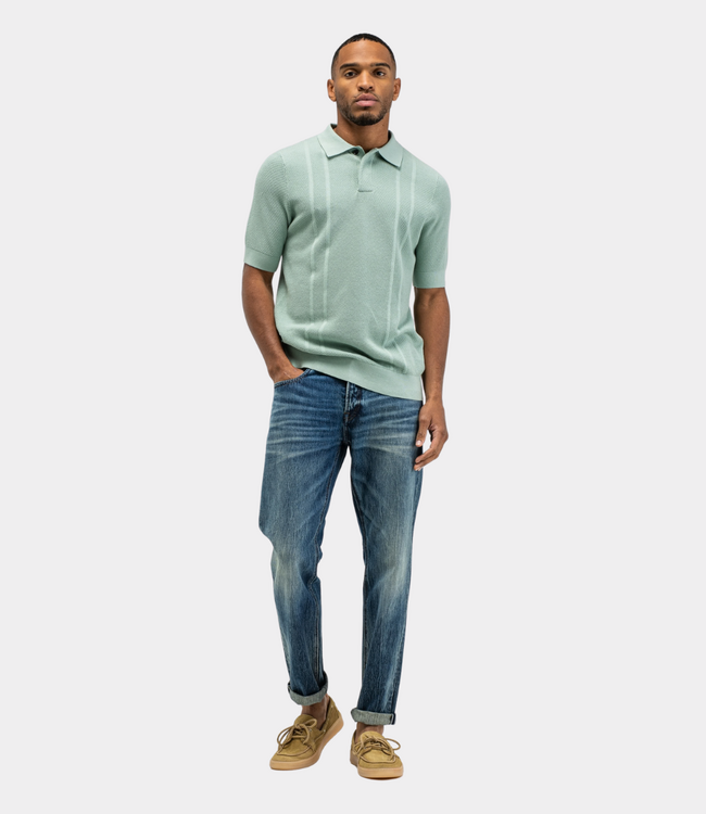 Butcher of Blue Ripley Knit Polo Inari Green