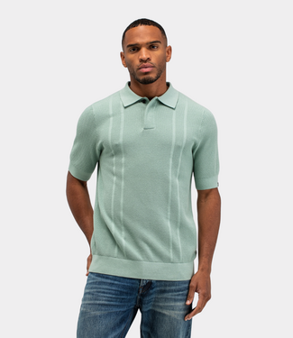 Butcher of Blue Ripley Knit Polo Inari Green