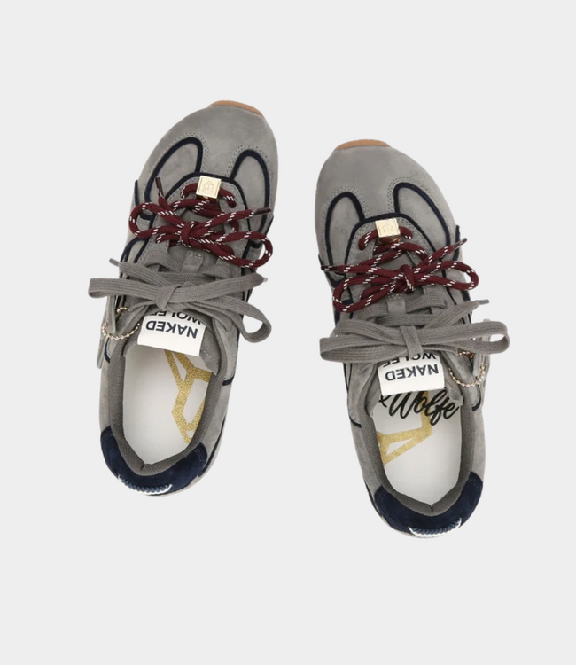 Naked Wolfe Adored Grey Suede Women’s Sneakers – Minimal & Stylish Design | Newstyle