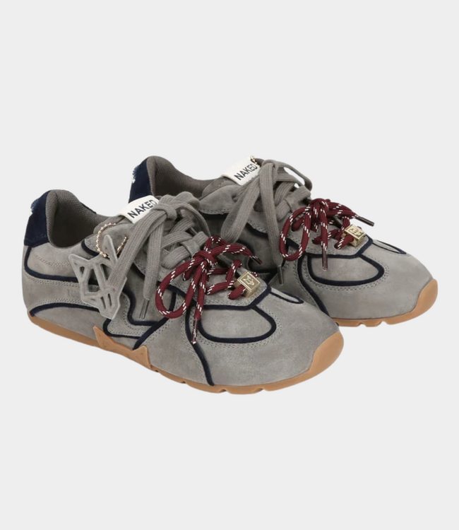 Naked Wolfe Adored Grey Suede Women’s Sneakers – Minimal & Stylish Design | Newstyle