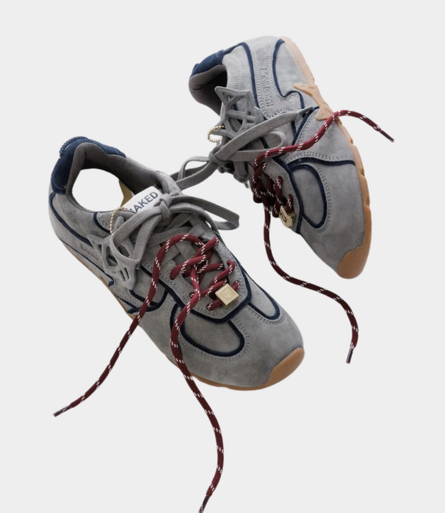 Naked Wolfe Adored Grey Suede Women’s Sneakers – Minimal & Stylish Design | Newstyle
