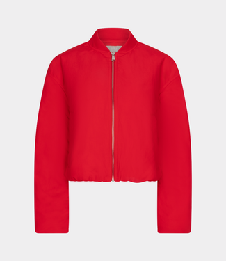 The Lola Club Lee bomber jacket red