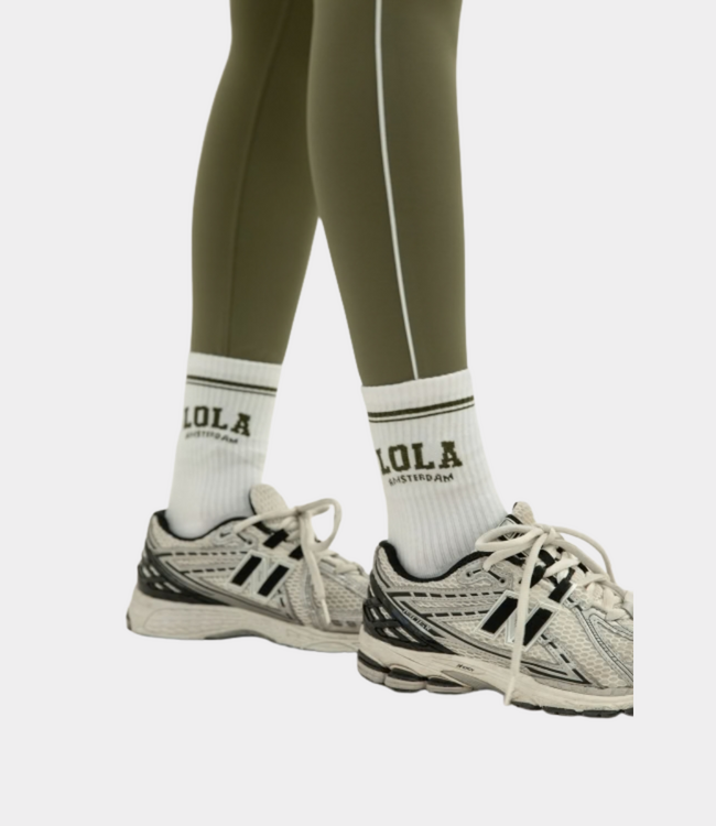 The Lola Club Lola socks army green