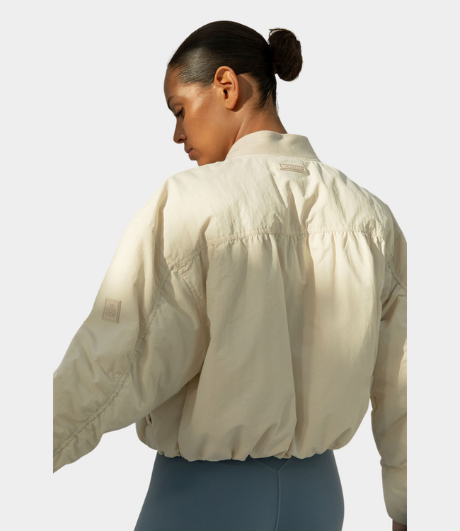 The Lola Club Lee bomber jacket cream