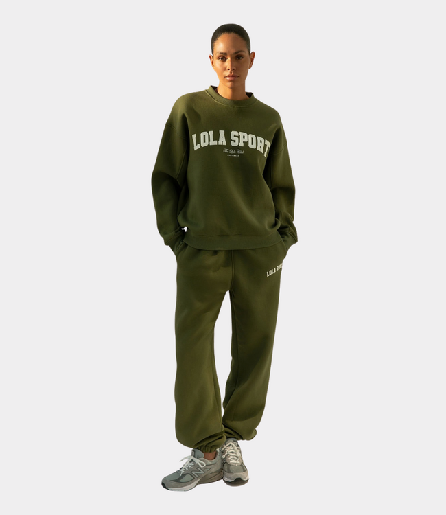 The Lola Club Jayla pant army green