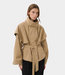Karen By Simonsen KBDana Short Trench jacket Chinchilla