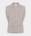 Karen By Simonsen KBElvina Waistcoat Light Grey Melange