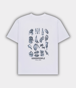 Goodpeople tax tee white