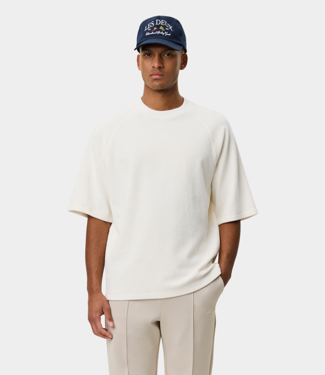 Les Deux sully towel t-shirt light ivory