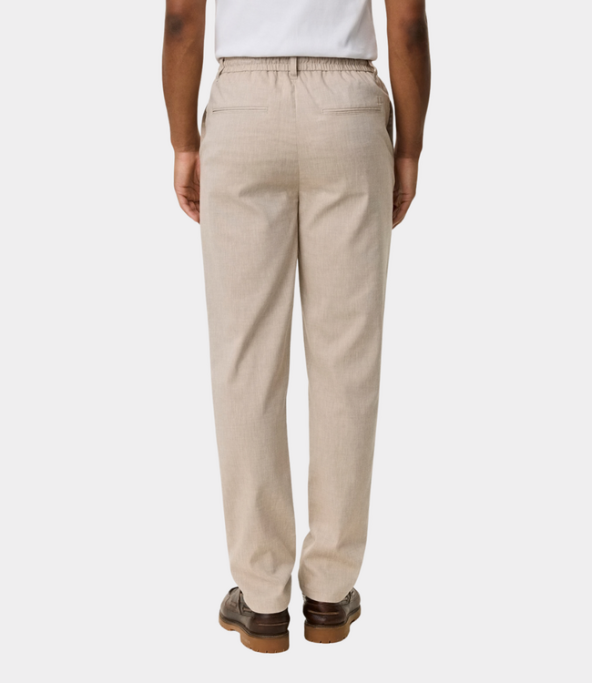 Les Deux como tapered slub pants light sand