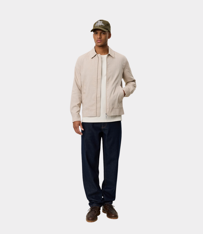 Les Deux como coach slub jacket light sand