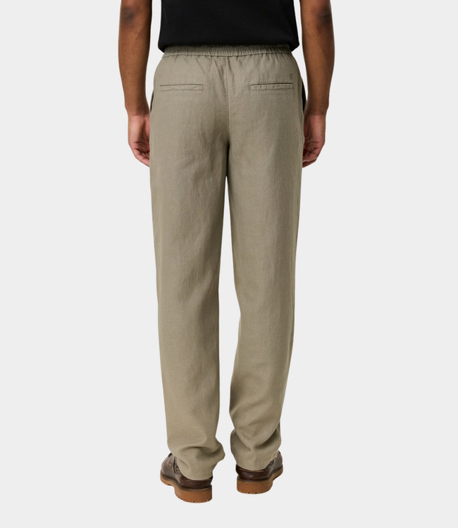 Les Deux patrick linen pants laurel oak sand