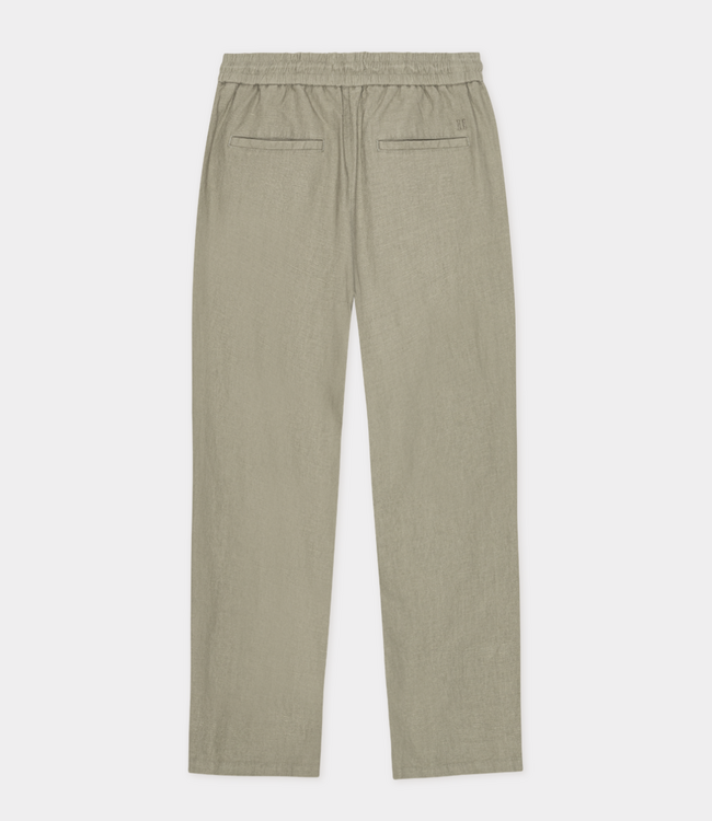 Les Deux patrick linen pants laurel oak sand