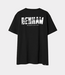 Denham hidden graphic tee ss sc black