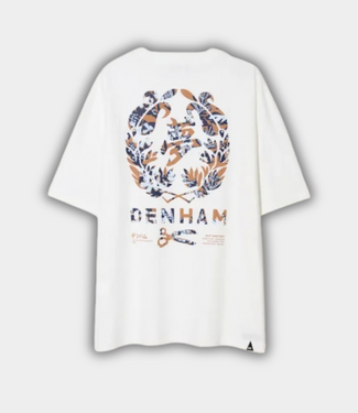 Denham seal graphic tee ss sc white