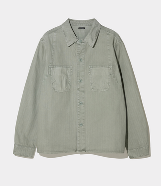 Denham core work overshirt gdht green