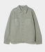 Denham core work overshirt gdht green