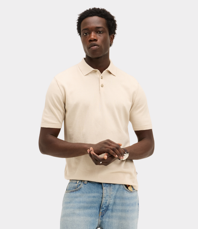 Goodpeople plan polo s/s sand