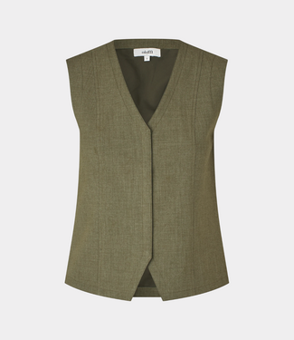 MbyM flavina-m willah gilet dusty olive melange