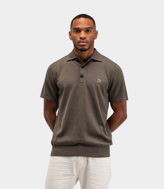 Butcher of Blue Clifden Co Polo SS Dk. Granite Green