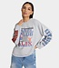Alix the Label Fancy print longsleeve t-shirt light grey mel