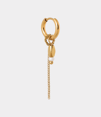 Label Kiki Chain medusa hoop gold